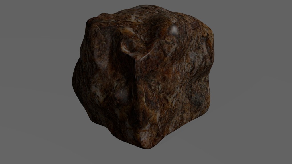 Low Poly Polished Rock preview image 1